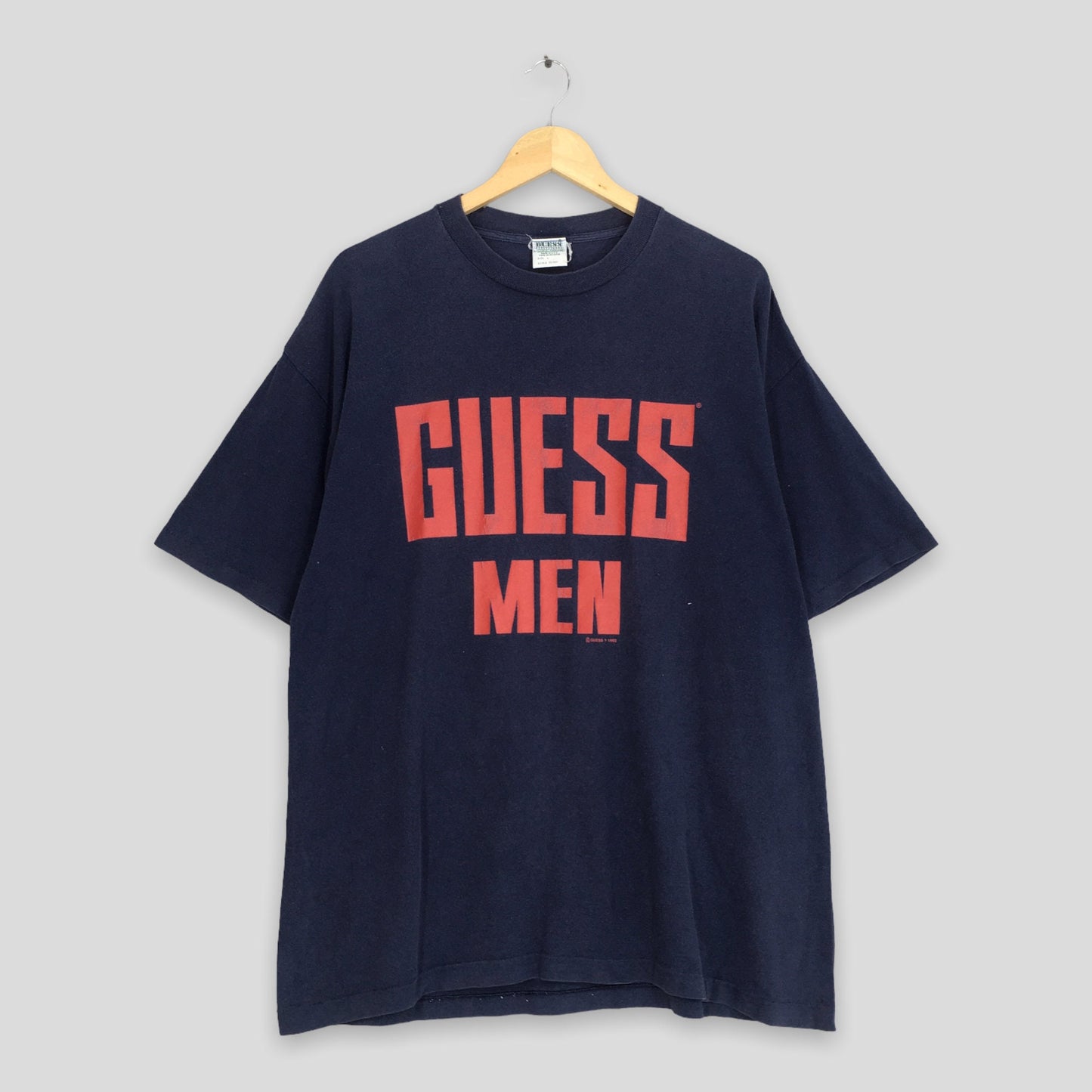 Guess Men Usa Blue T shirt Large