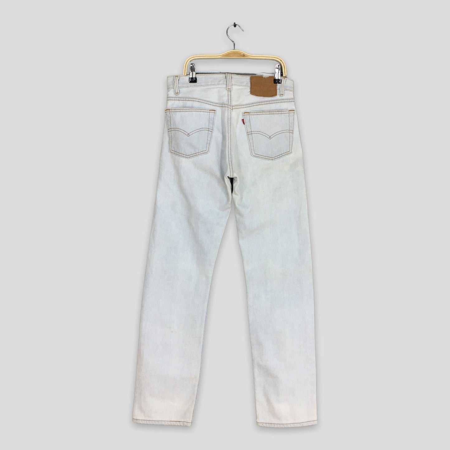 Levi's 501 Faded Pale Blue Jeans Size 28x30