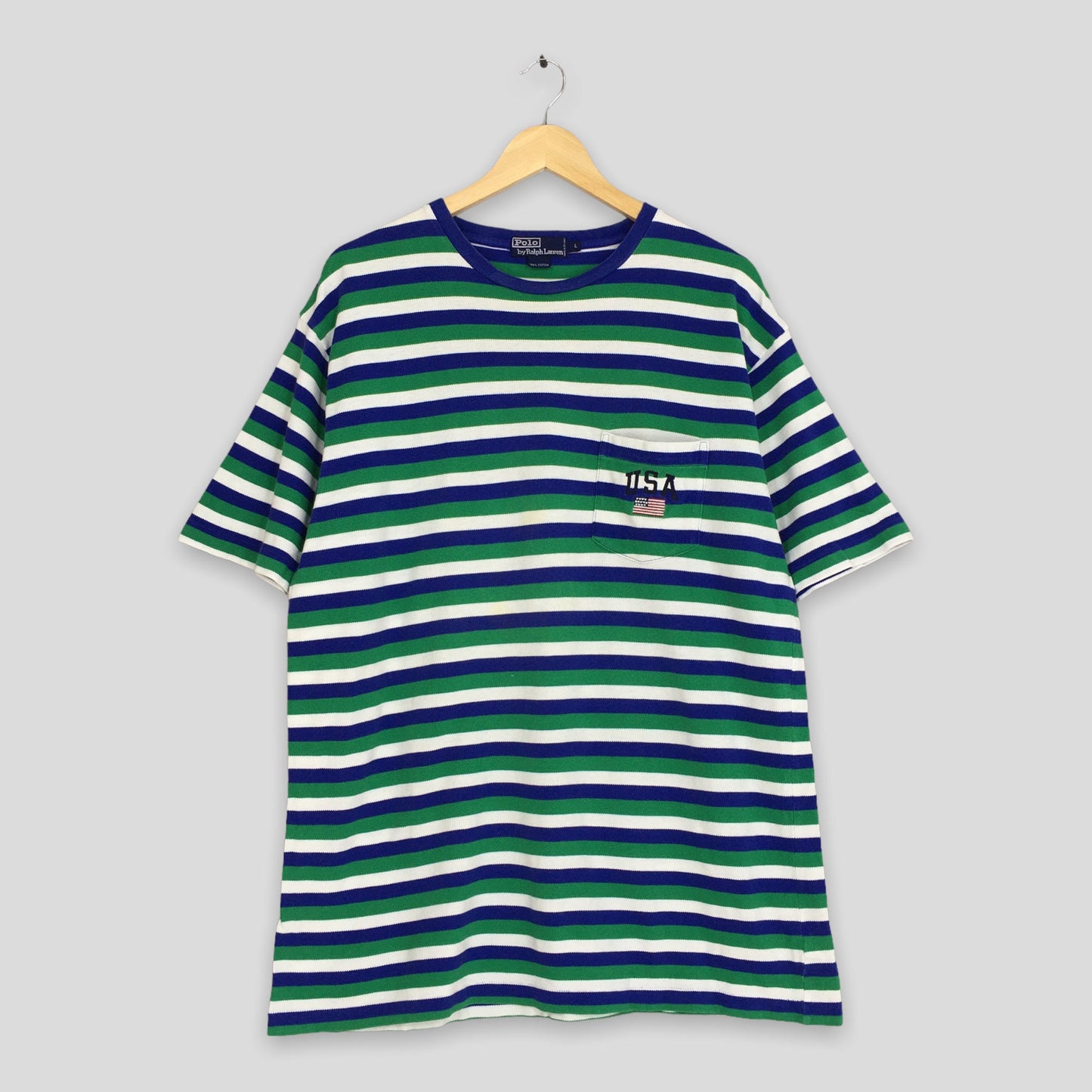 Polo Ralph Lauren Polo Stripes T shirt Large