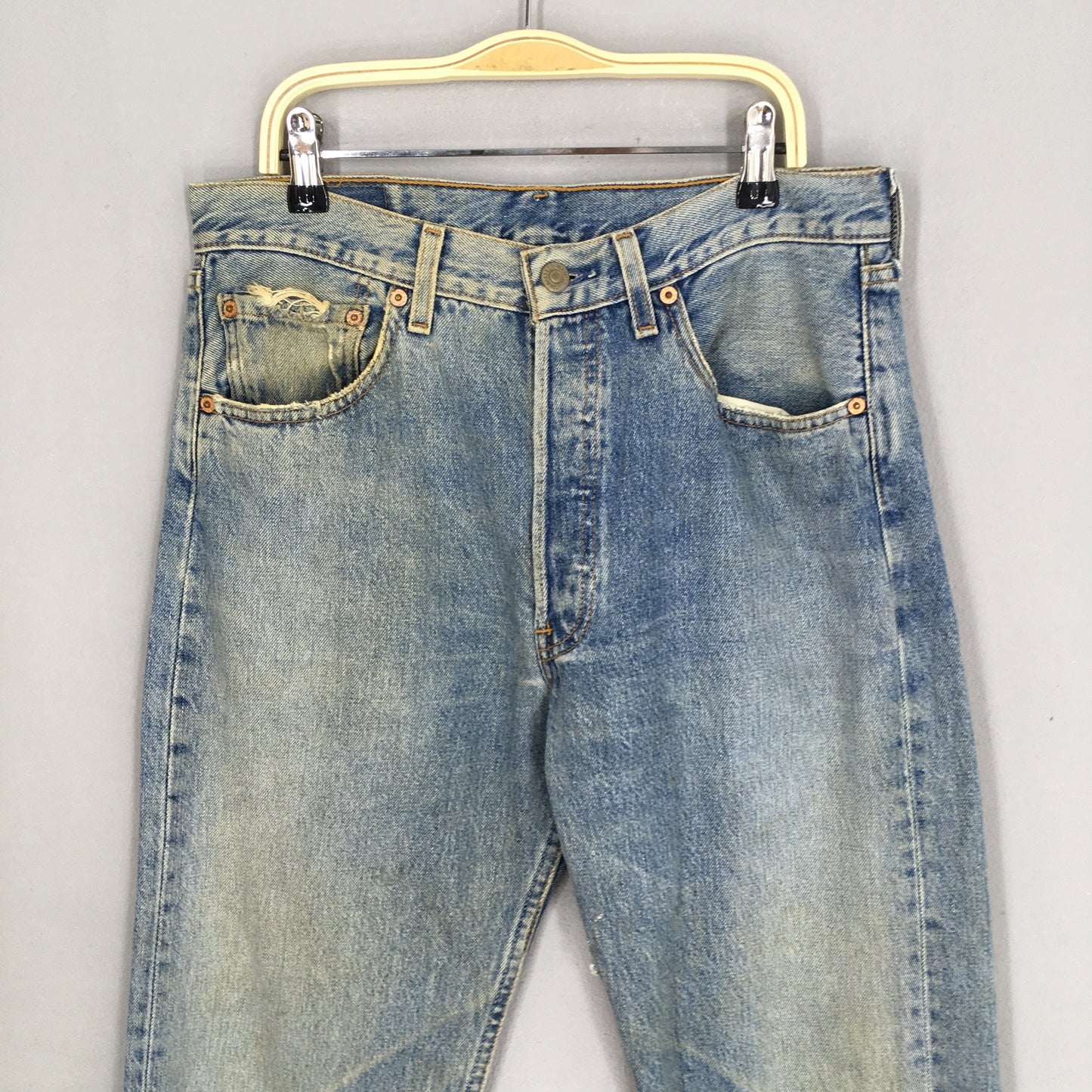 Levi's 501 Faded Dirty Stonewash Jeans Size 29x32.5