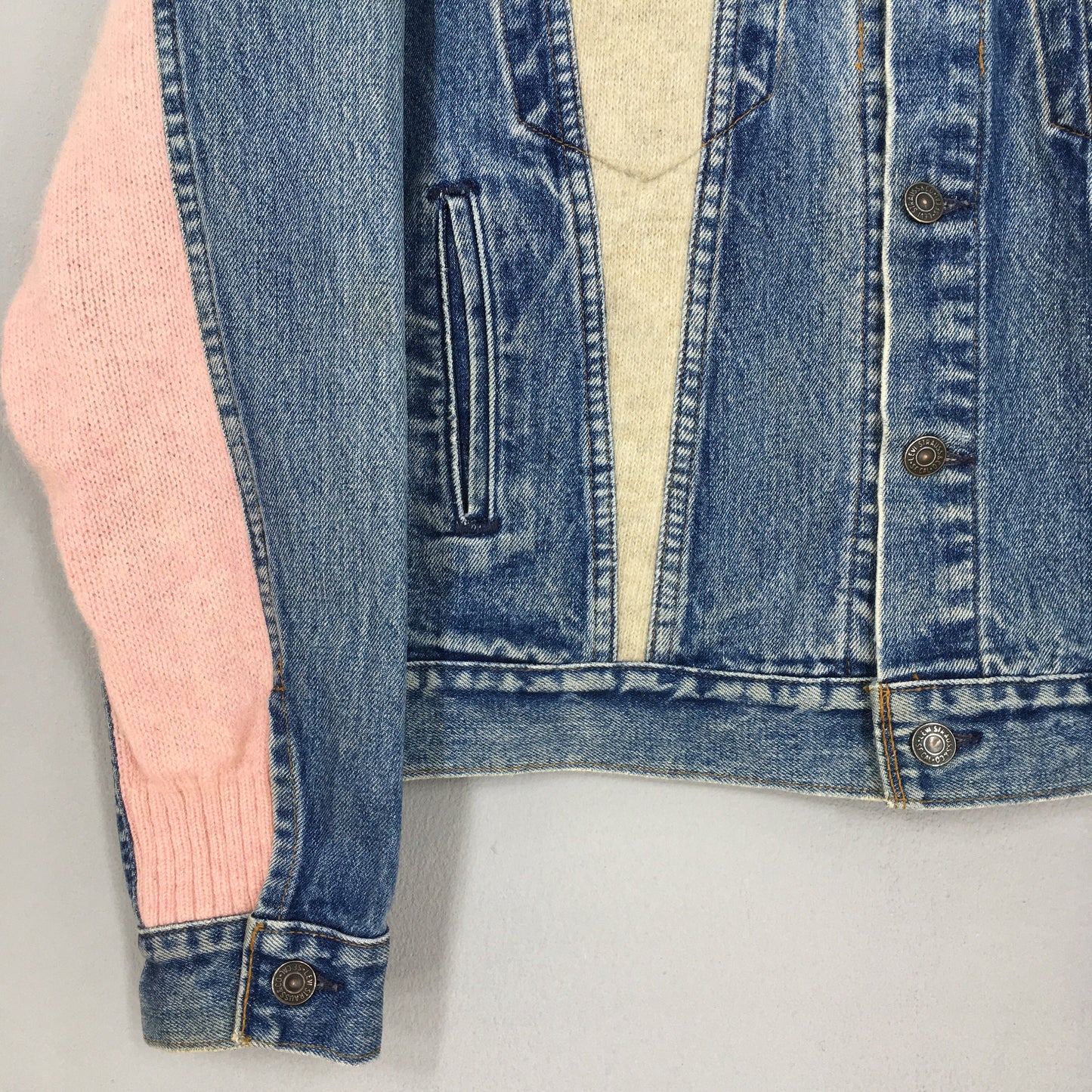 Levi's Reconstructed Trucker Denim Blue Jacket Small