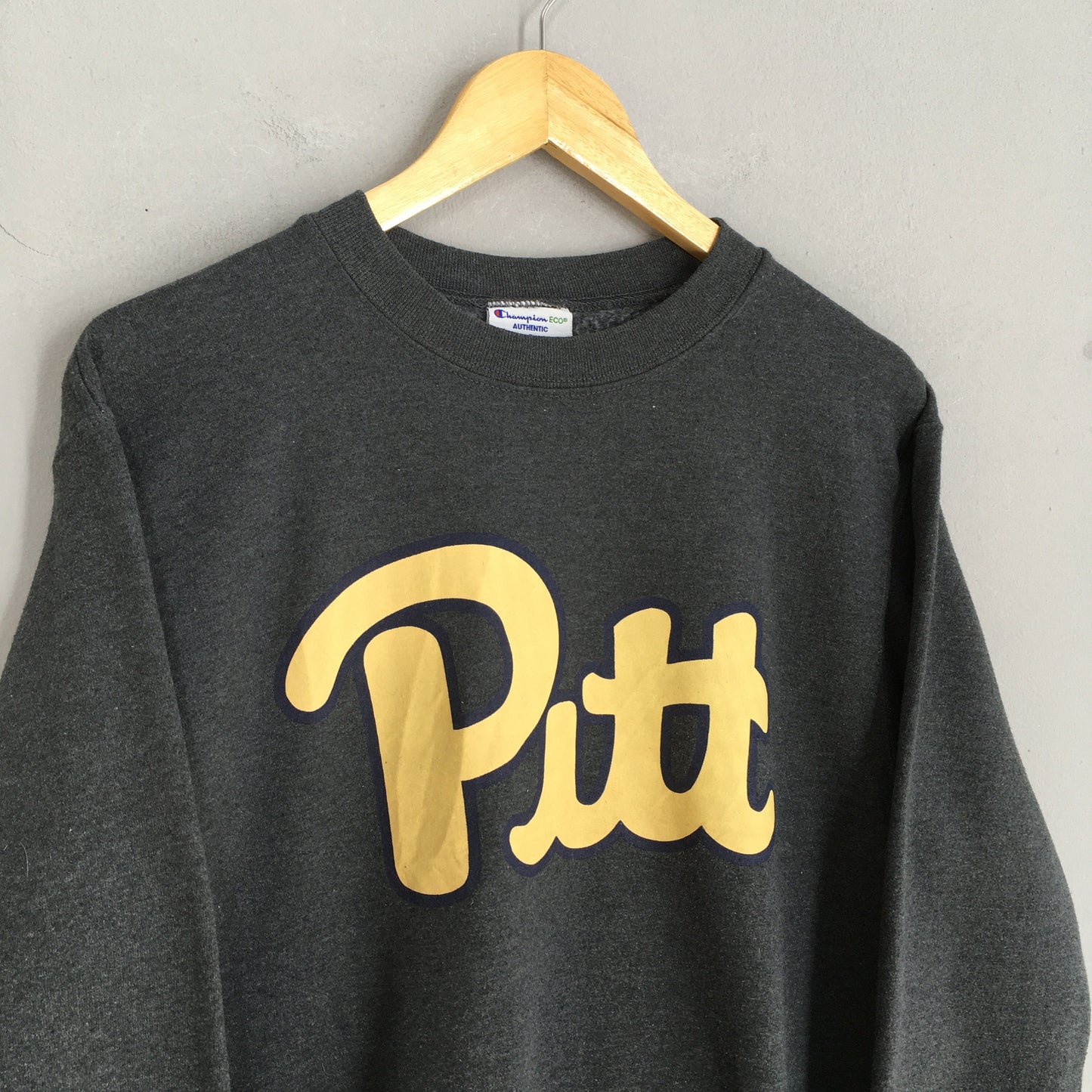 Champion Pitt Gray Sweatshirt Small