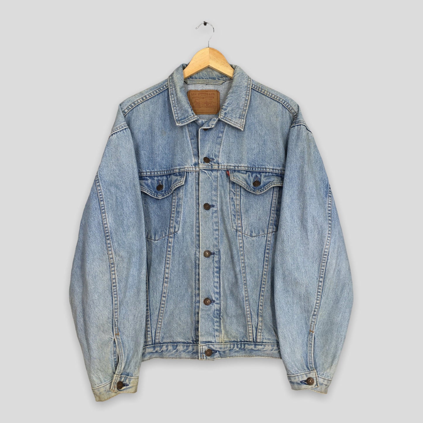 Levi's Trucker Faded Denim Jacket Medium