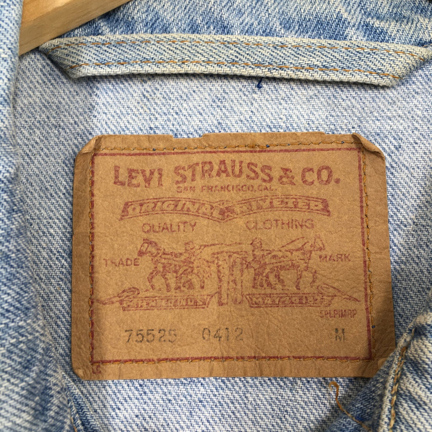 Levi's Trucker Faded Denim Jacket Medium