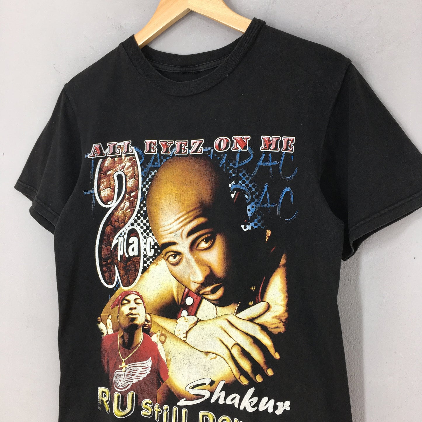 Tupac Shakur Rapper Makaveli Tees Small