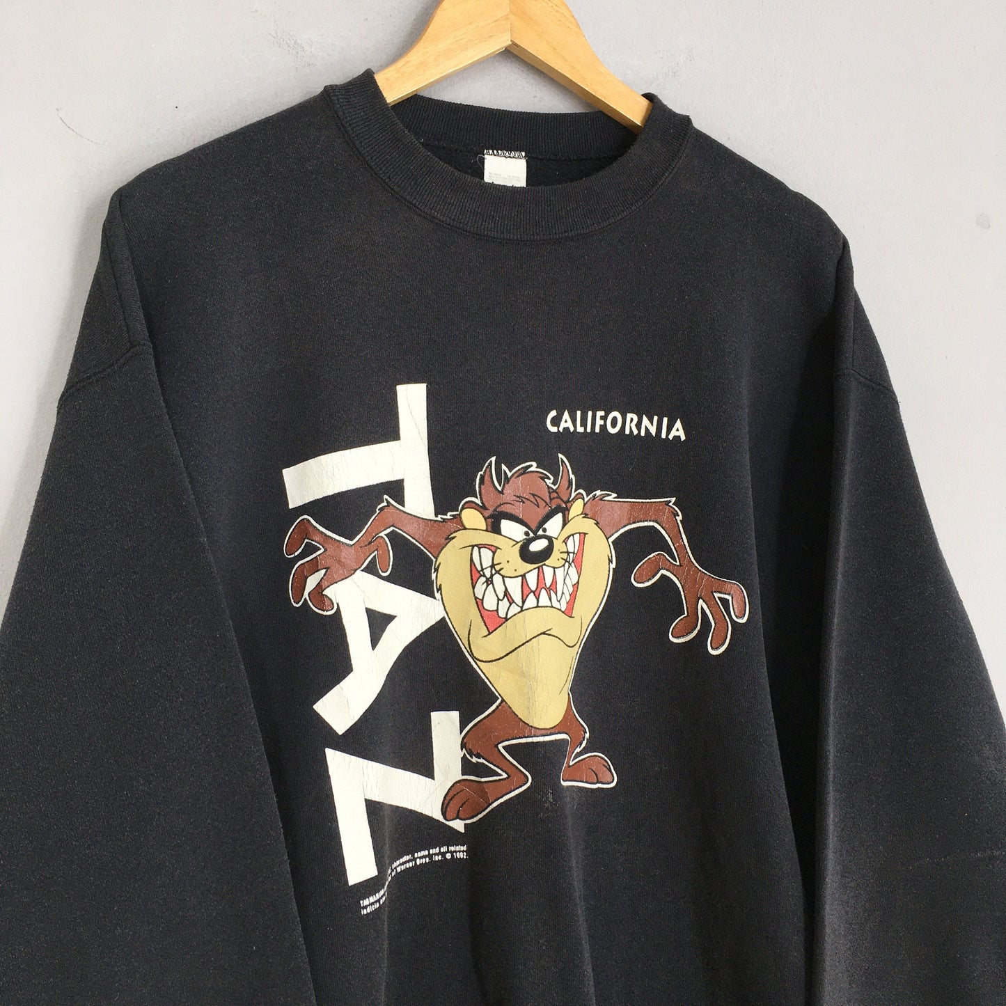 Taz-Mania California Black Sweatshirt XLarge