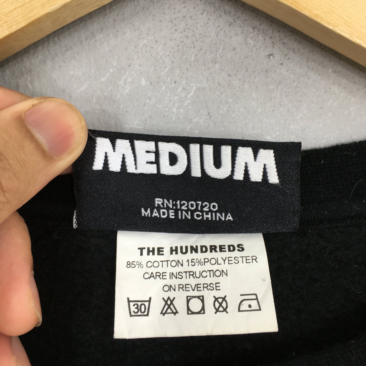 The Hundreds Black Sweatshirt Medium