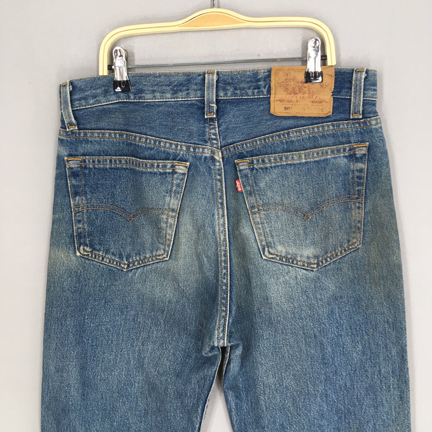 Levi's 501 Faded Dirty Stonewash Jeans Size 31x33