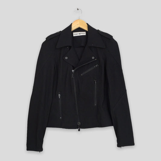 Issey Miyake Double Collar Punk Jacket Small