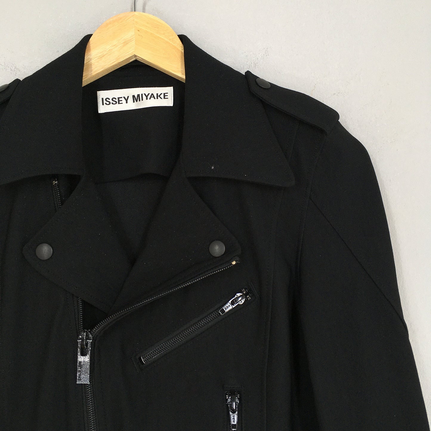 Issey Miyake Double Collar Punk Jacket Small