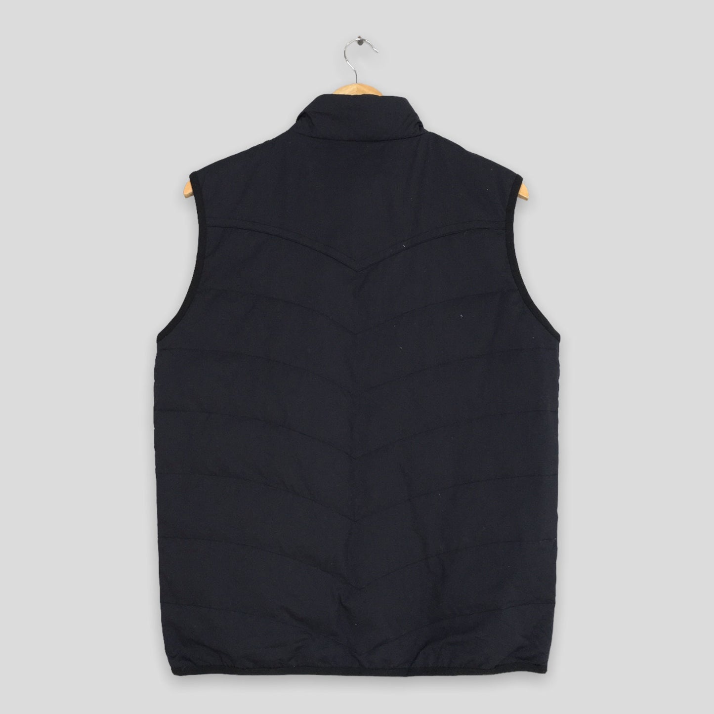 Adidas Three Stripes Vest Black Jacket Large