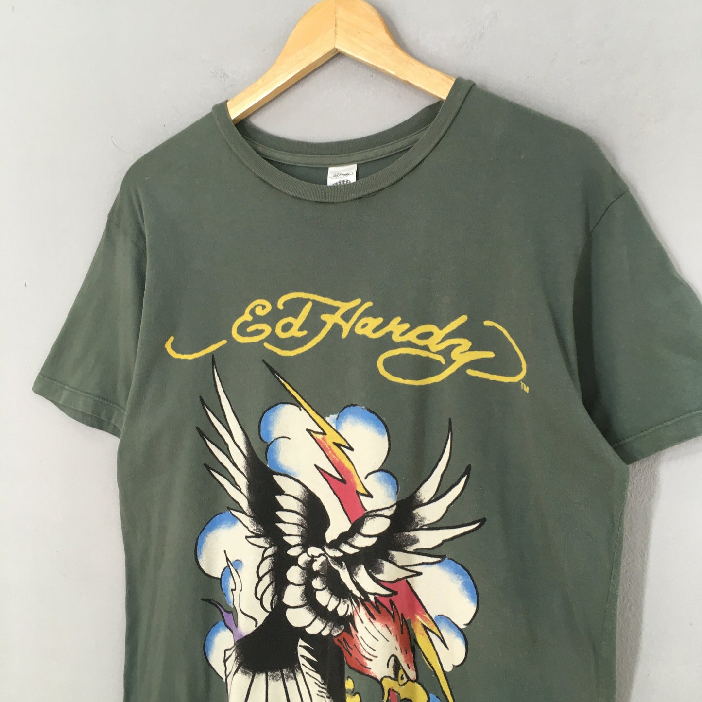 Y2K Don Ed Hardy By Christian Audiegier Tatoo T shirt Medium