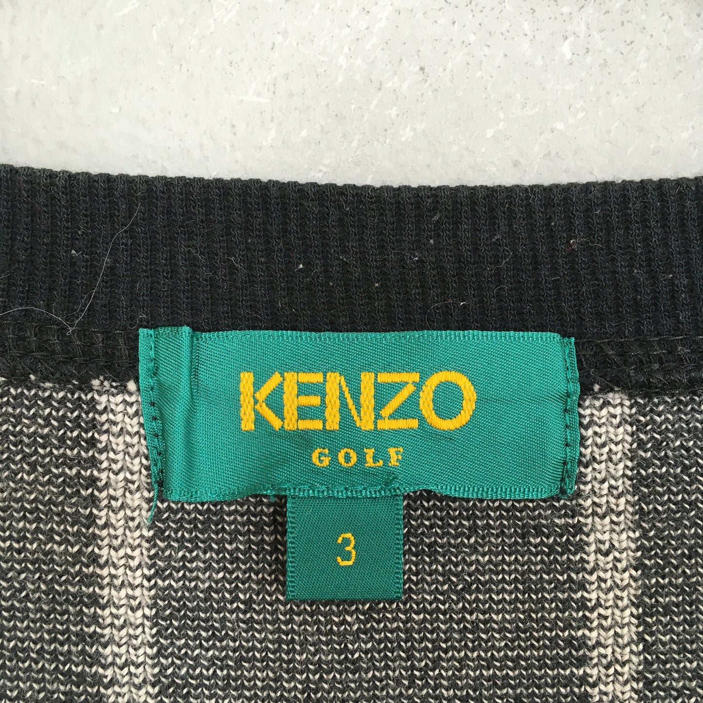 Kenzo Golf Black Sweatshirt Medium