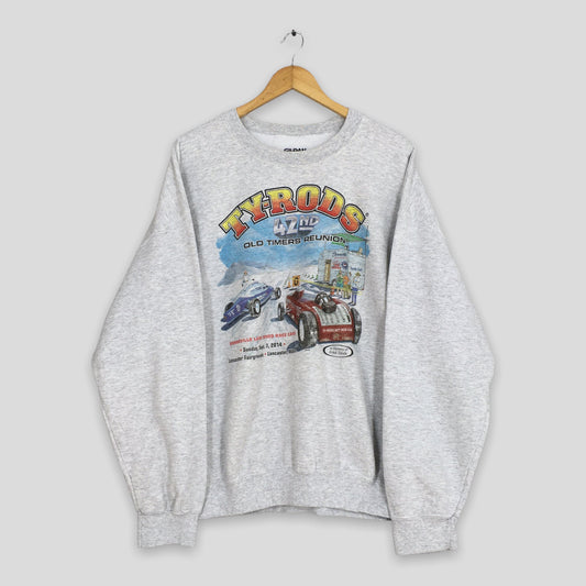 Y2K James Dean Classic Cool Cars Sweatshirt Large