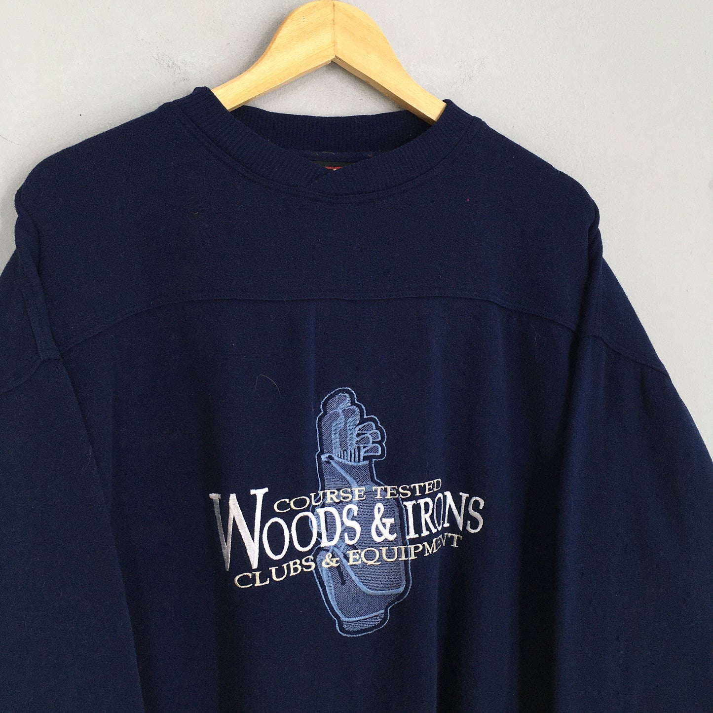 Woods And Irons Golf Club Boxy Sweatshirt Large