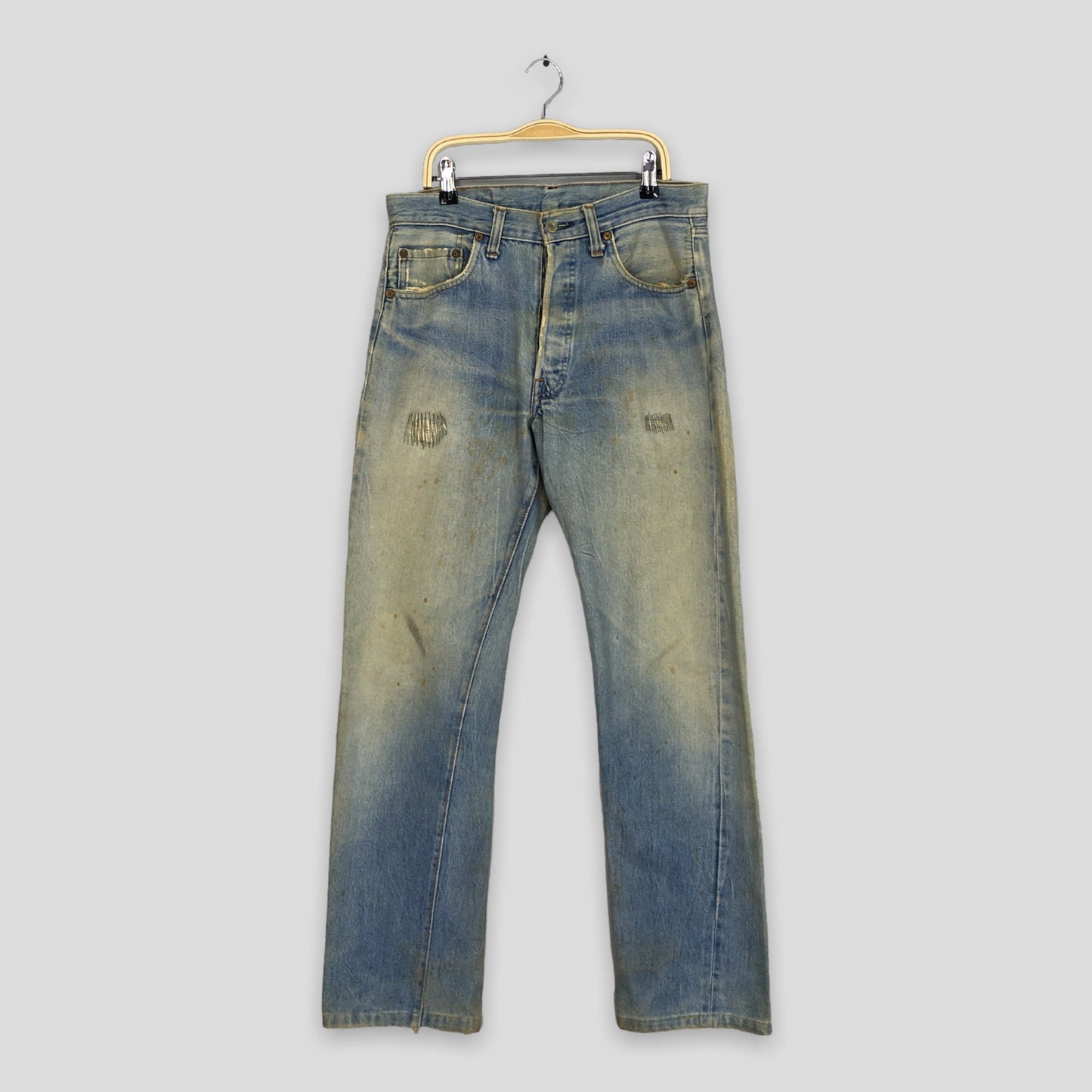 Levi's 501 Selvedge Levi's Distressed Jeans Size 29x30