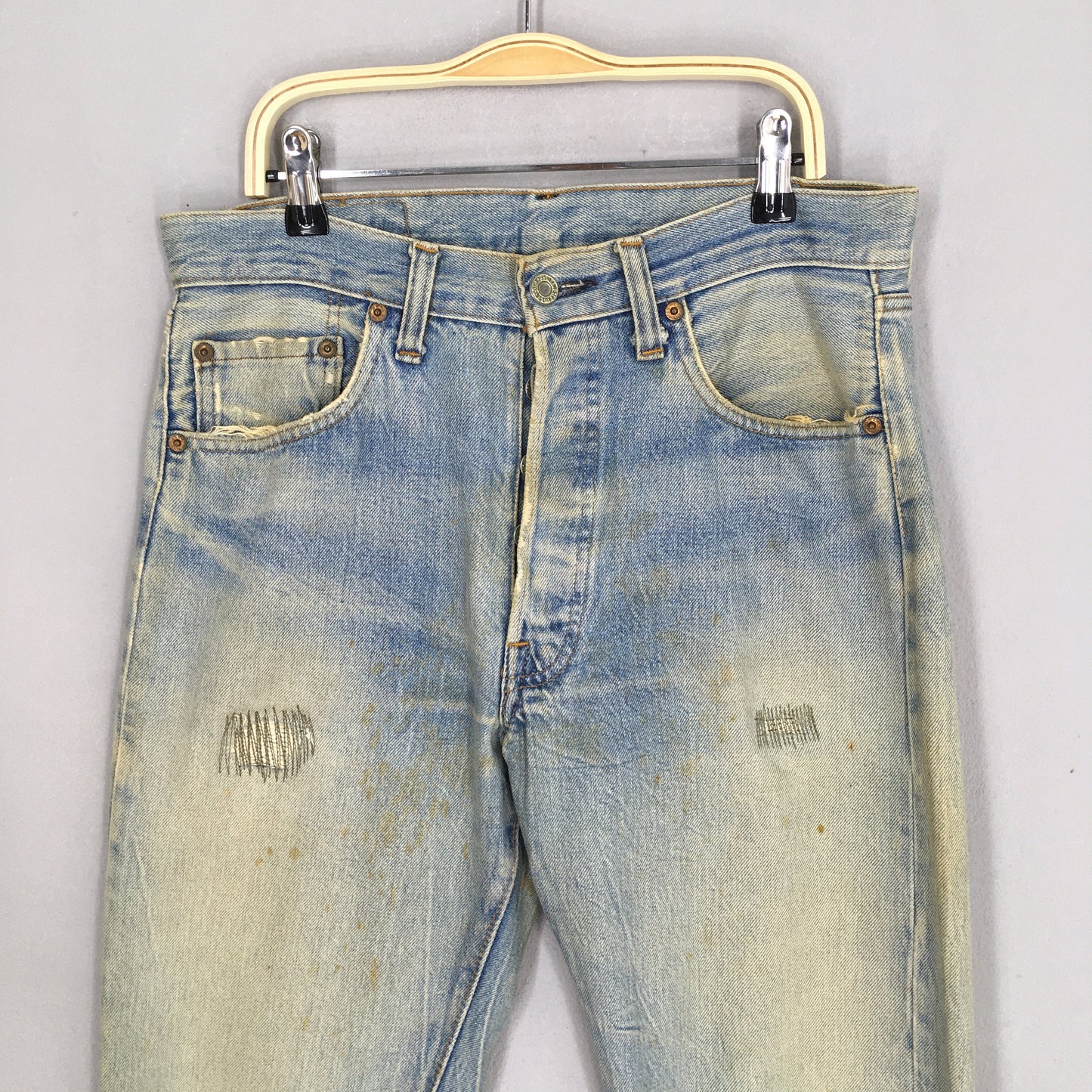 Levi's 501 Selvedge Levi's Distressed Jeans Size 29x30