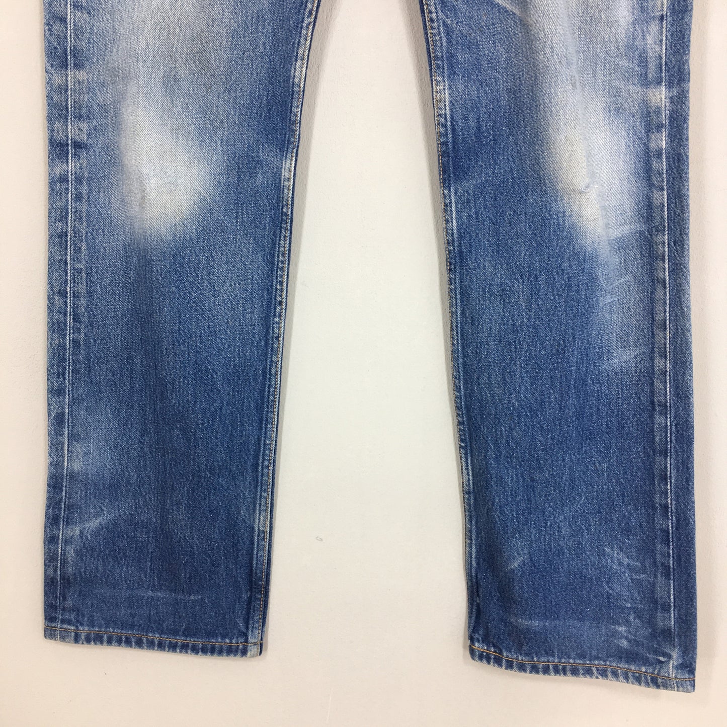 Levi's 501 Faded Blue Stonewash Jeans Size 32x33