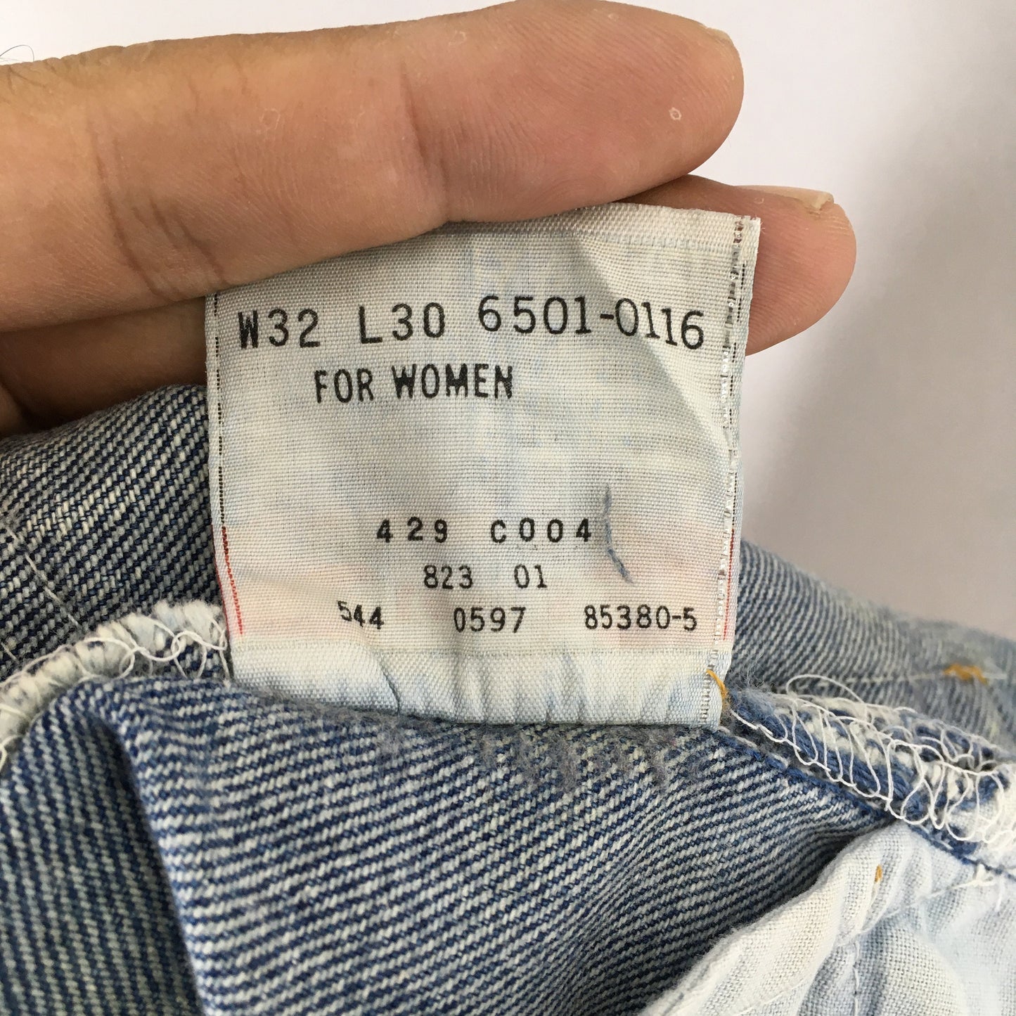Levi's 501 Distressed Ripped Jeans Stonewash Size 31x30.5