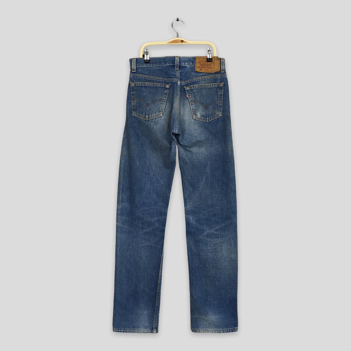 Levi's 501 Faded Blue Jeans Stonewash Size 28x32