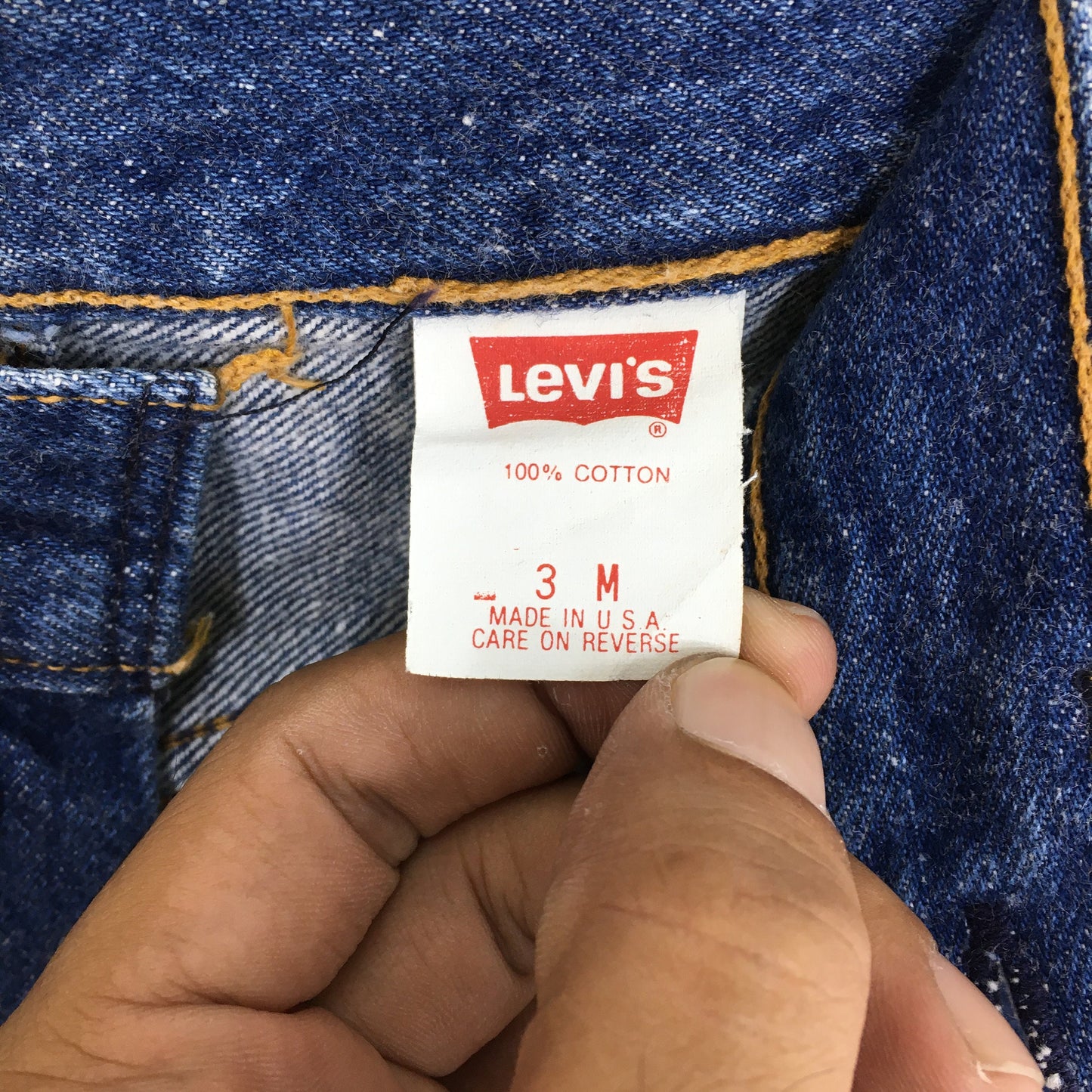 Levi's 501 Indigo Blue Jeans Size 24x30