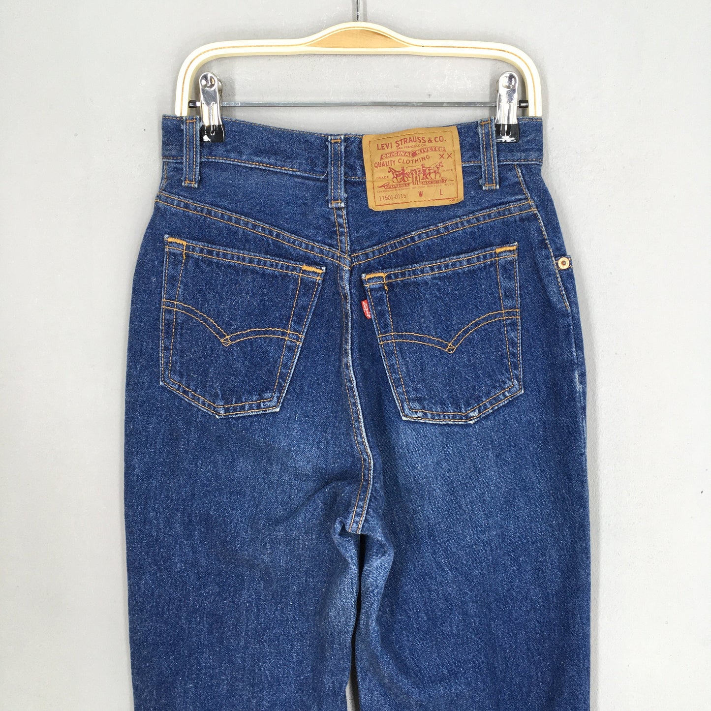 Levi's 501 Indigo Blue Jeans Size 24x30