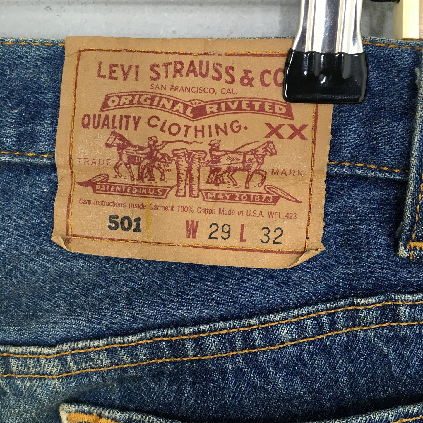 Levi's 501 Splash Painter Stonewash Jeans Size 29x32