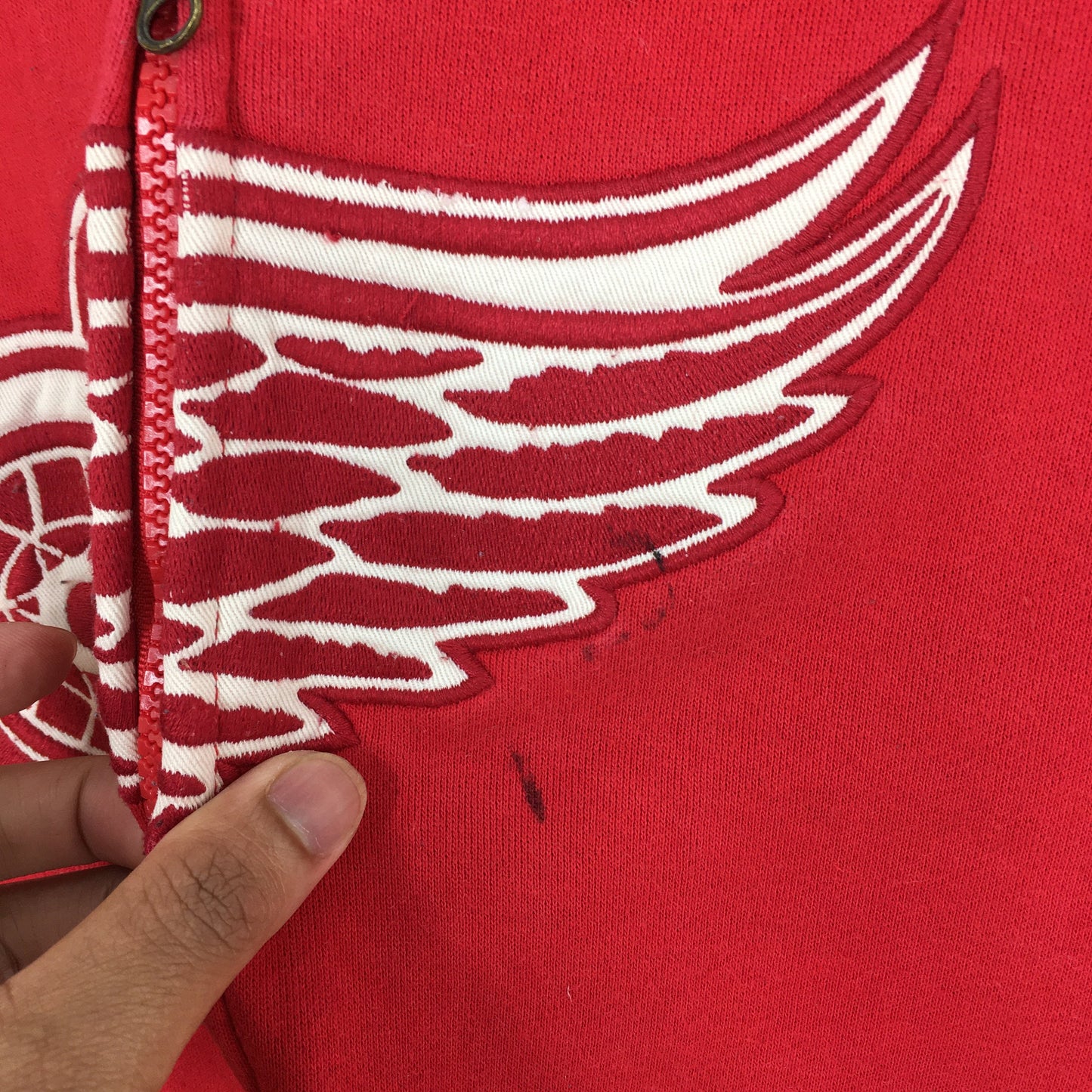 Detroit Red Wings NHL Zipper Hoodies Large