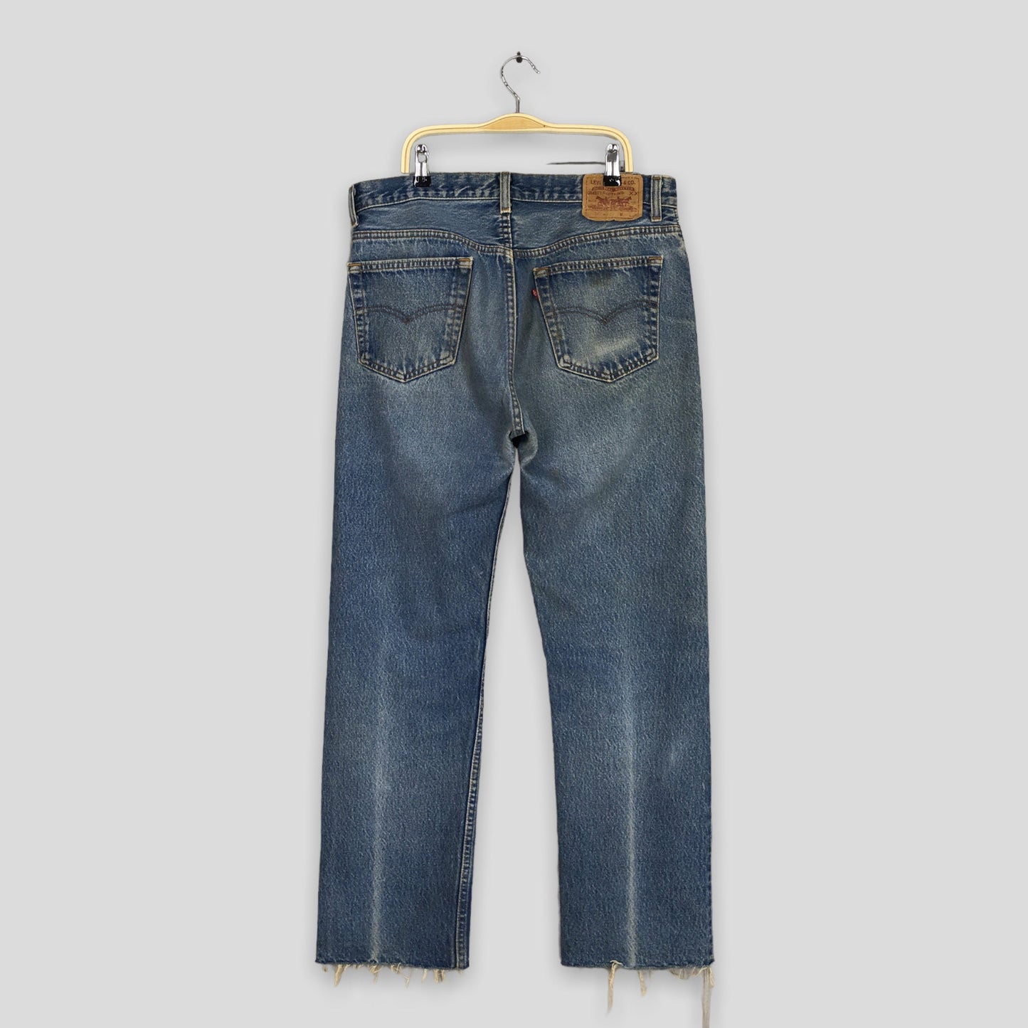 Levi's 501XX Faded Blue Stonewash Jeans Size 32x29