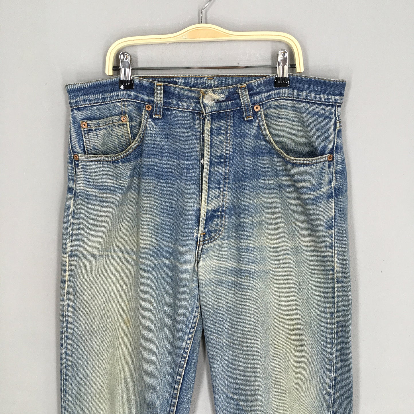 Levi's 501 Distressed Stonewash Jeans Size 32x32