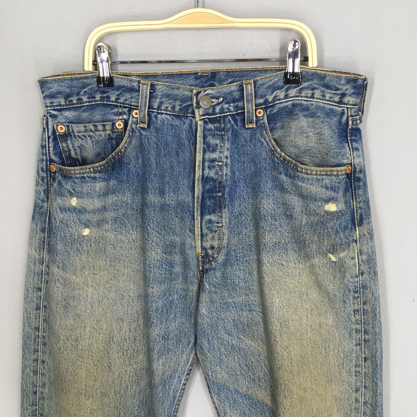 Levi's 501 Faded Dirty Stonewash Jeans Size 31x30