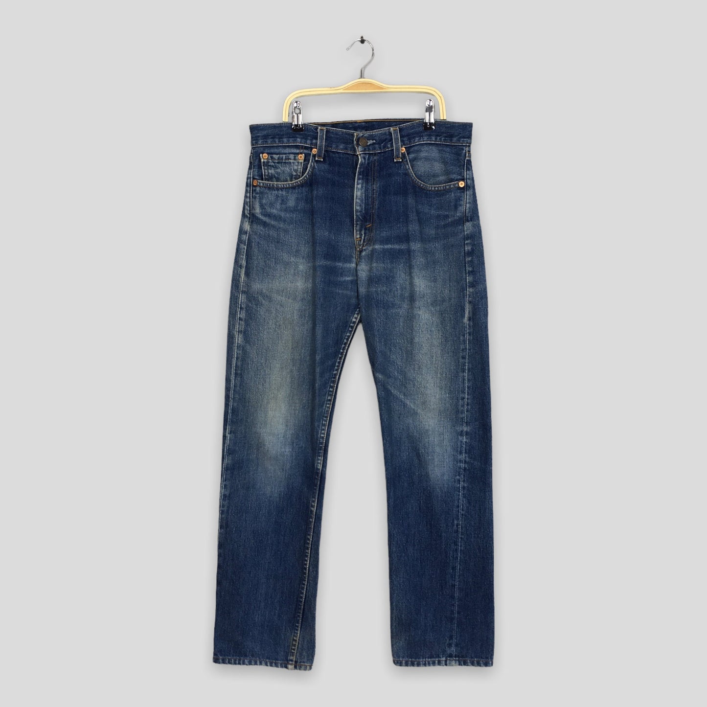 Levi's 505 Faded Blue Light Wash Jeans Size 31x29.5