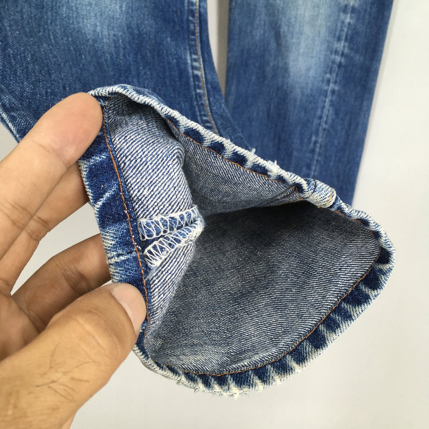 Levi's 505 Faded Blue Light Wash Jeans Size 31x29.5