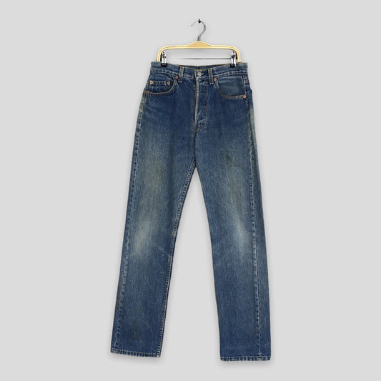 Levi's 501XX Faded Blue Stonewash Jeans Size 27x31.5