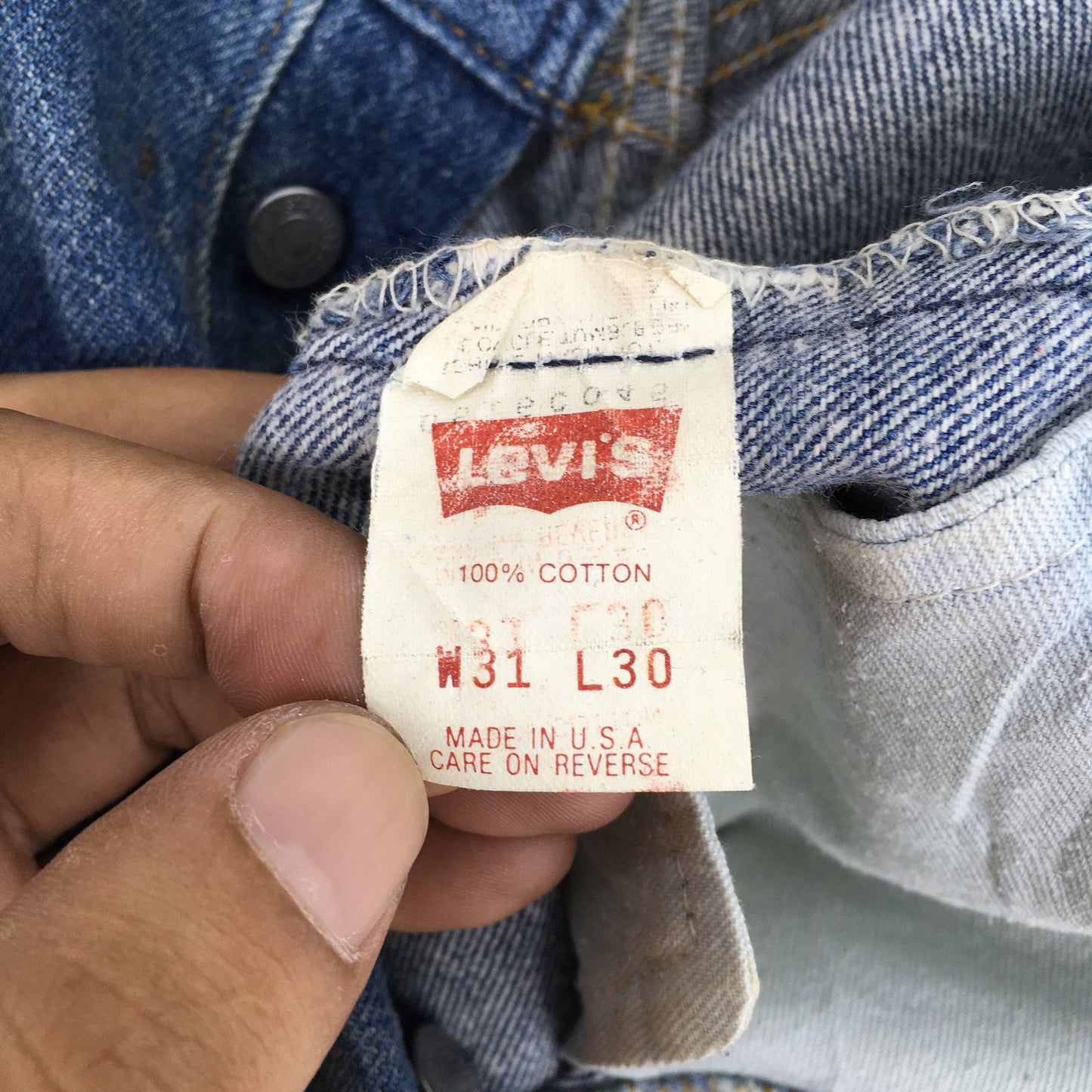 Levi's 501 Faded Dirty Stonewash Jeans Size 30x28