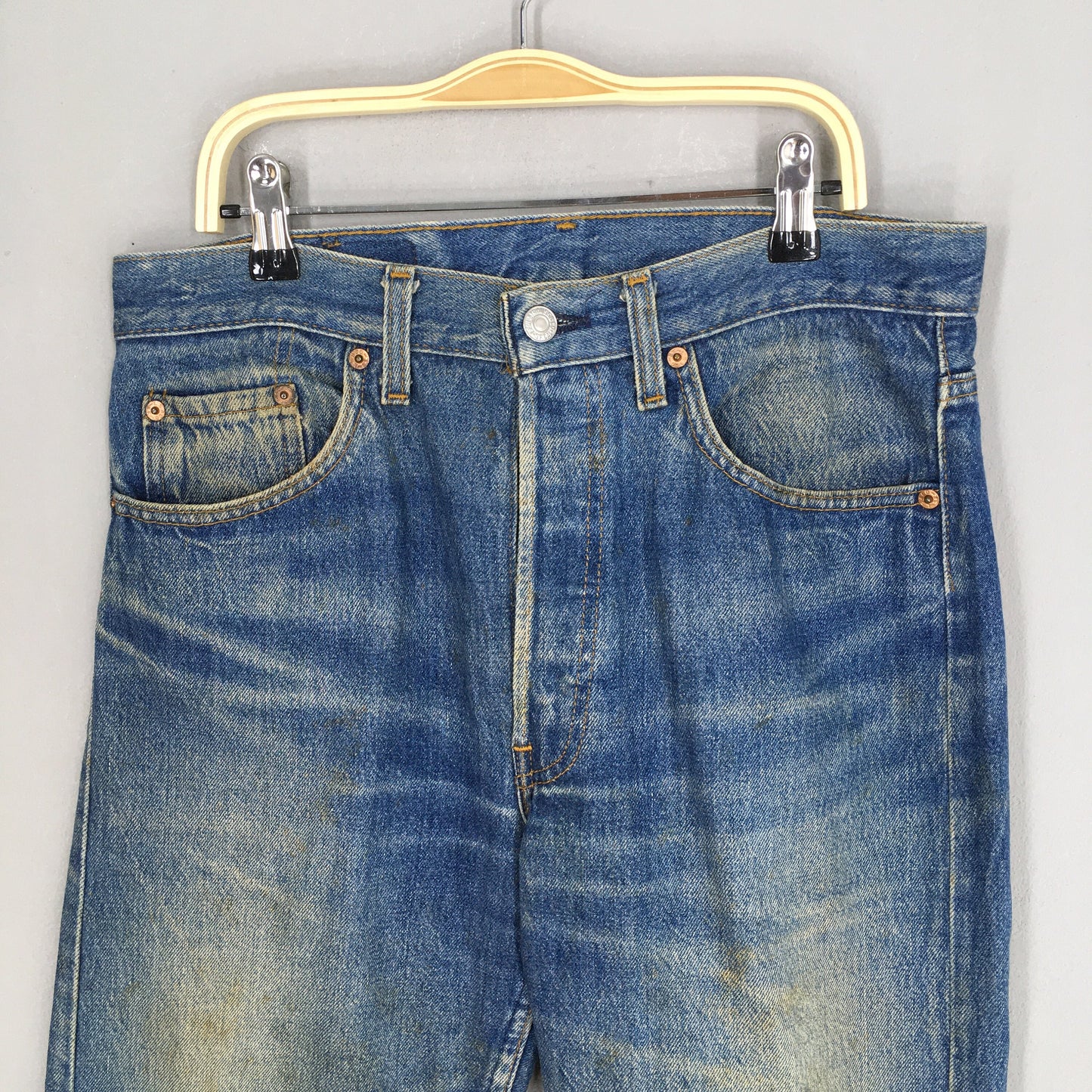 Levi's 501 Faded Dirty Stonewash Jeans Size 30x28