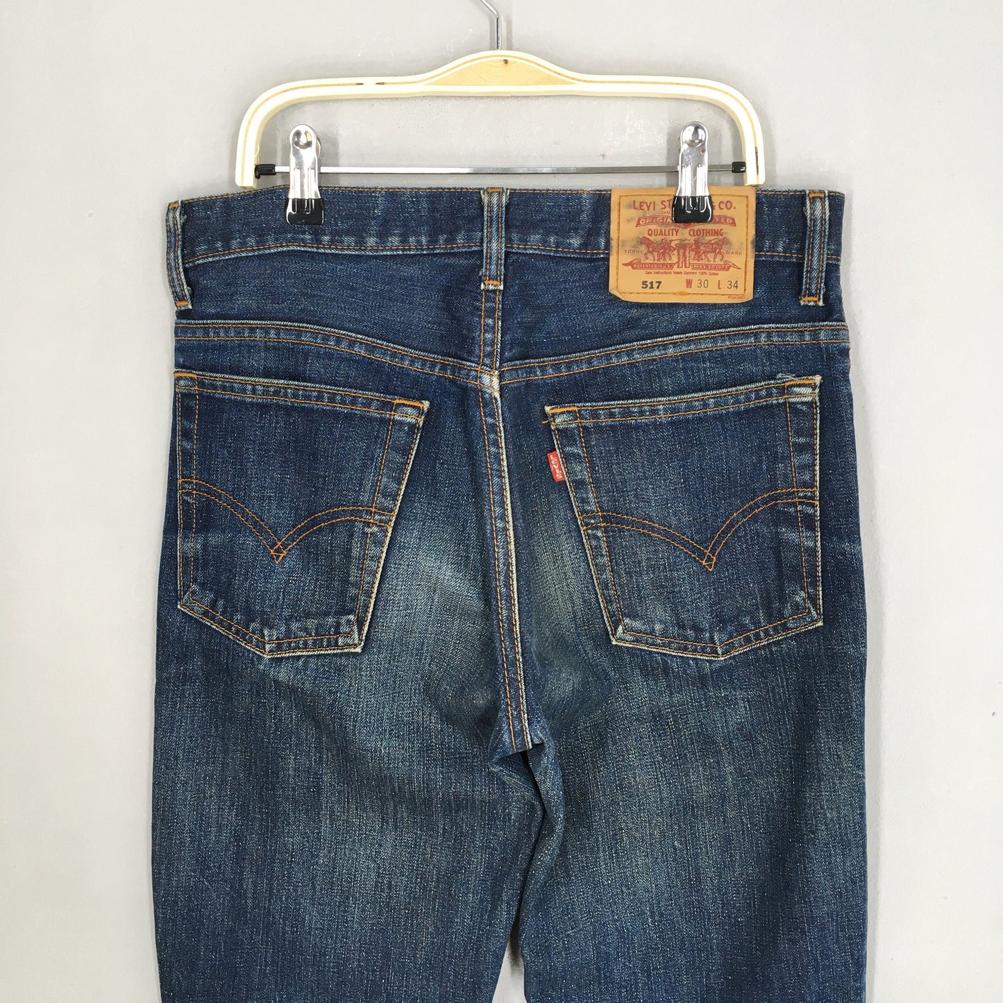 Levi's 517 Flare Bootcut Stonewash Jeans Size 29x31