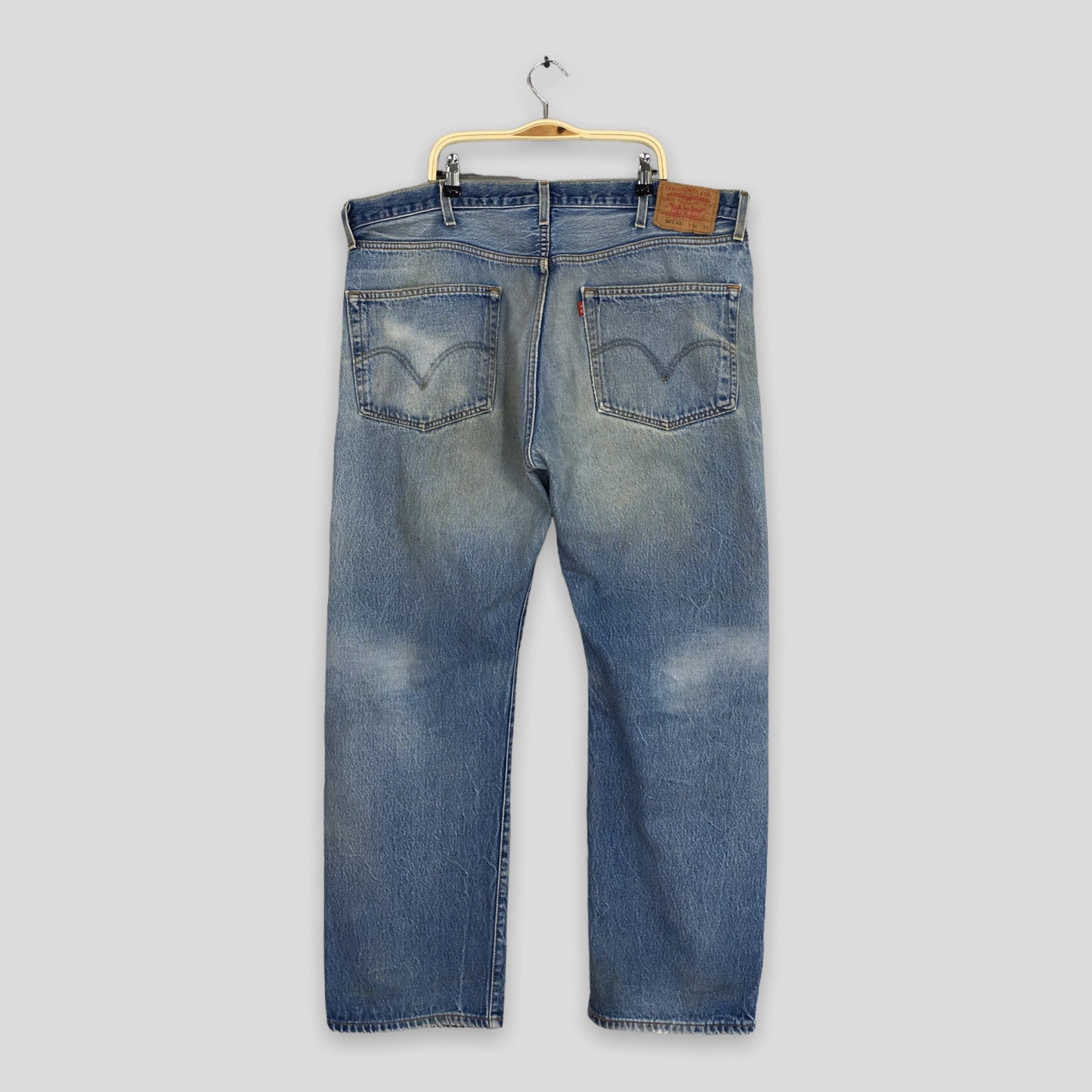 Levi's 501XX Faded Dirty Stonewash Jeans Size 39x30.5