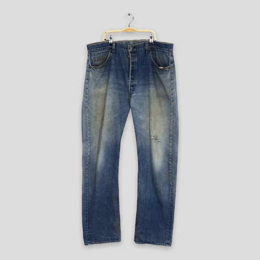 Levi's 501 Faded Dirty Stonewash Jeans Size 38x32.5