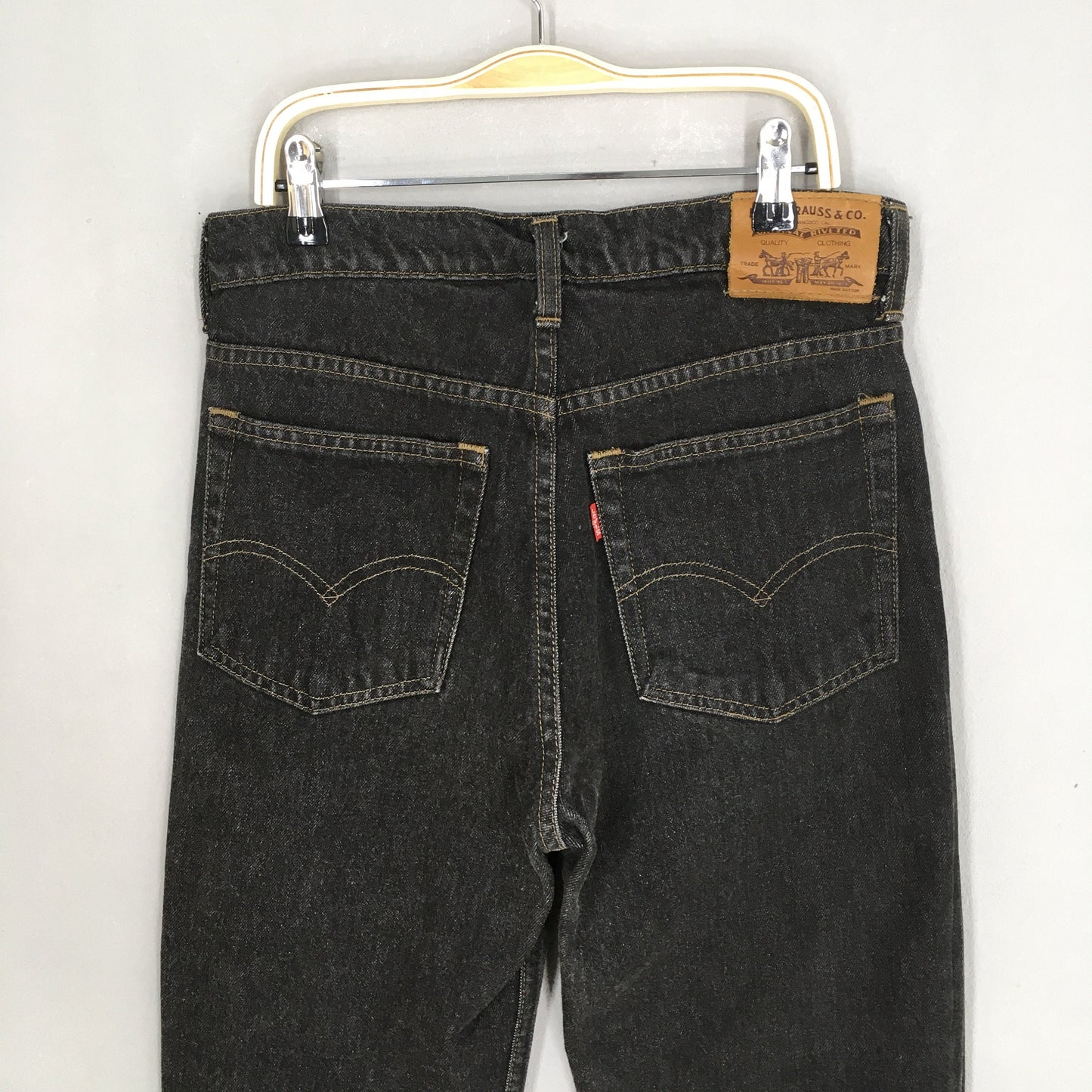 Levi's 626 Black High Waisted Jeans Size 27x32