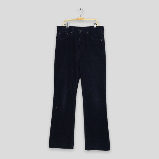 Levi's 517 Dark Blue Corduroy Bootcut Pants Size 29x31