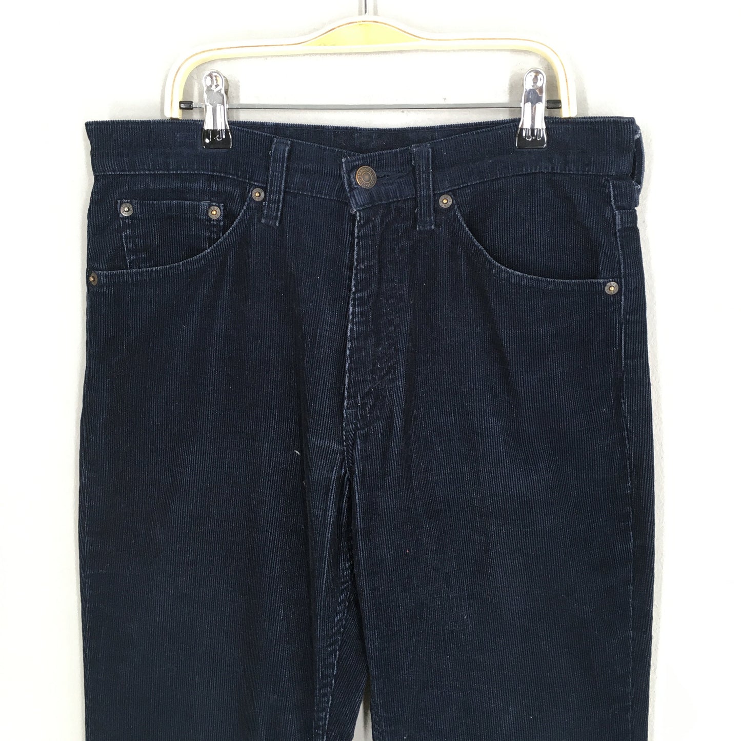 Levi's 517 Dark Blue Corduroy Bootcut Pants Size 29x31