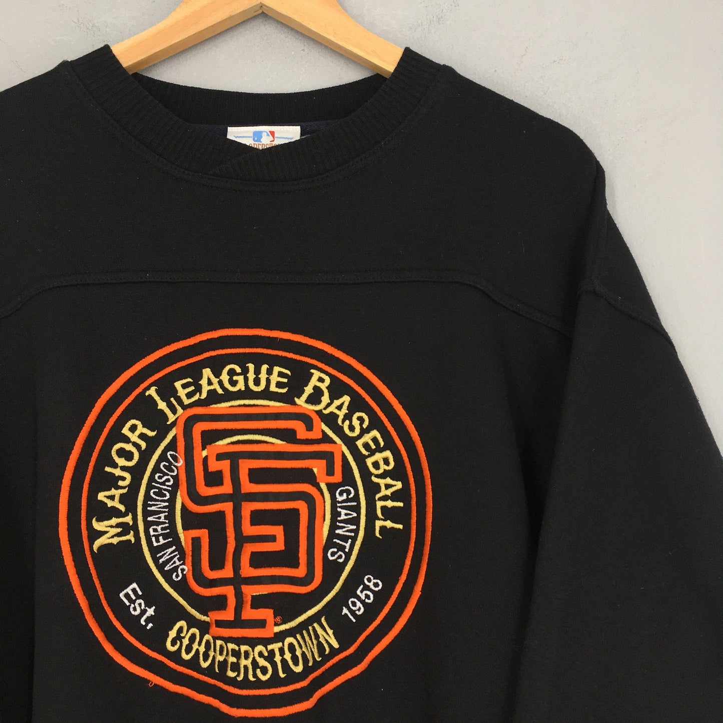 San Francisco Giants Mlb Black Sweatshirt XLarge