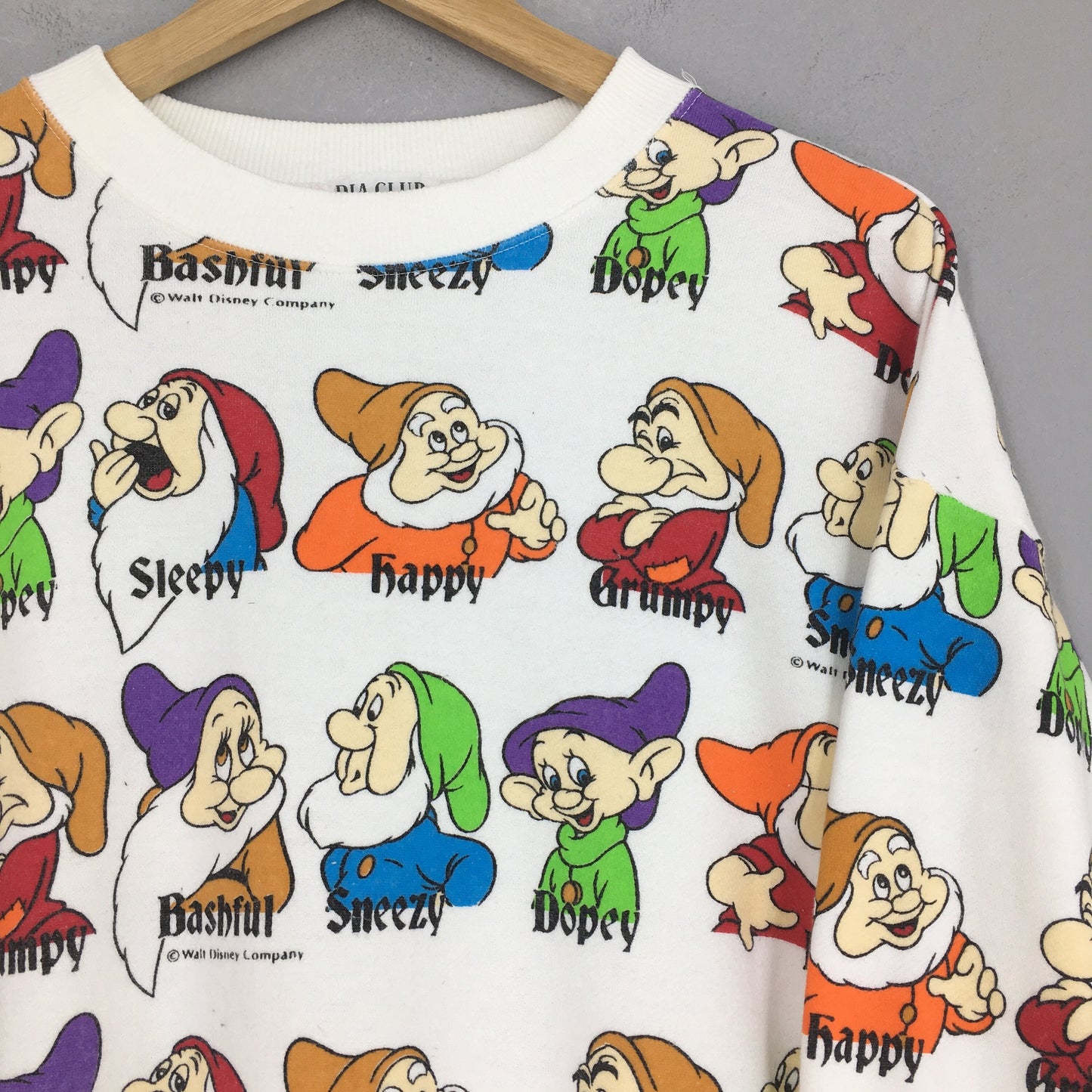 Grumpy Dopey 7 Dwarf Sweatshirts Medium