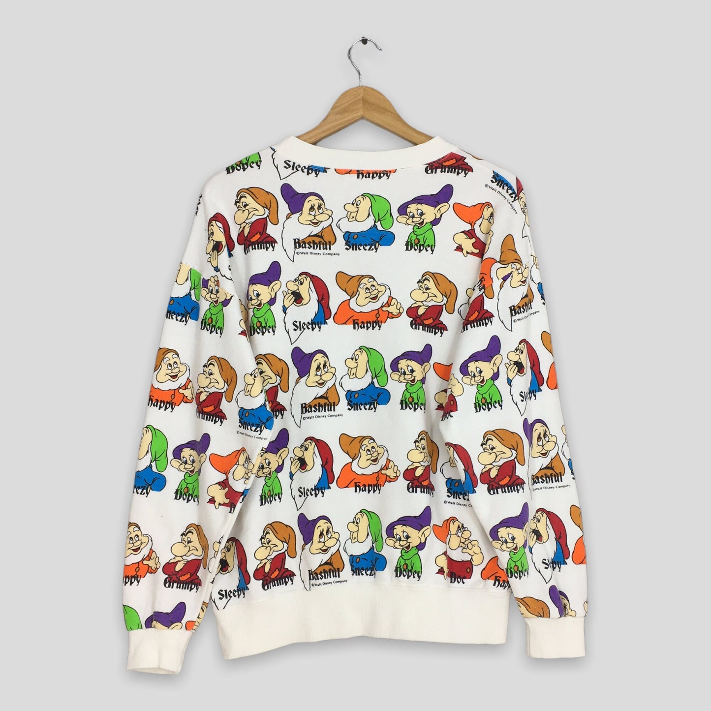 Grumpy Dopey 7 Dwarf Sweatshirts Medium