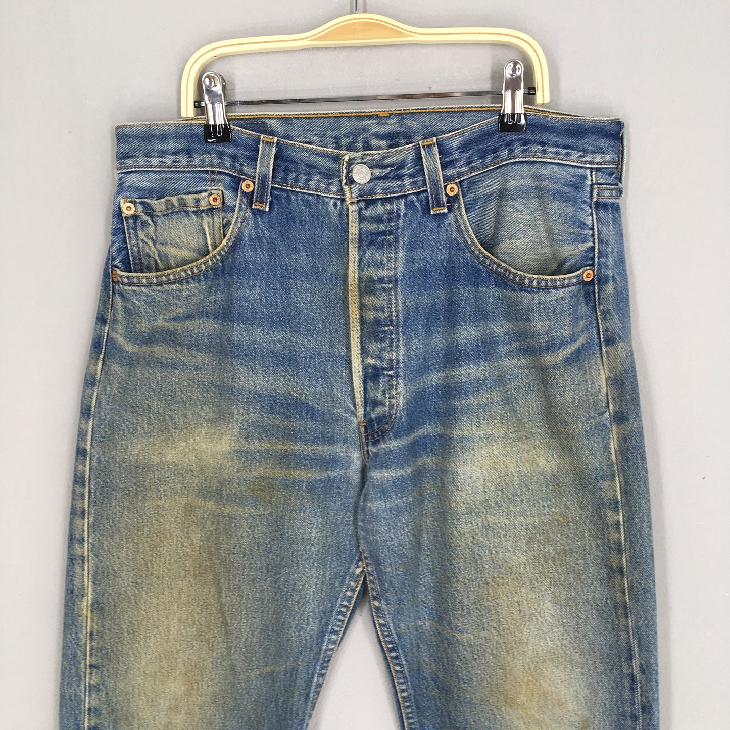 Levi's 501XX Faded Dirty Stonewash Jeans Size 32x31