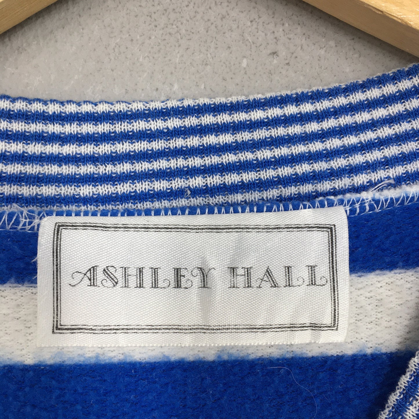 Ashley Hall Stripes Sweatshirt Medium