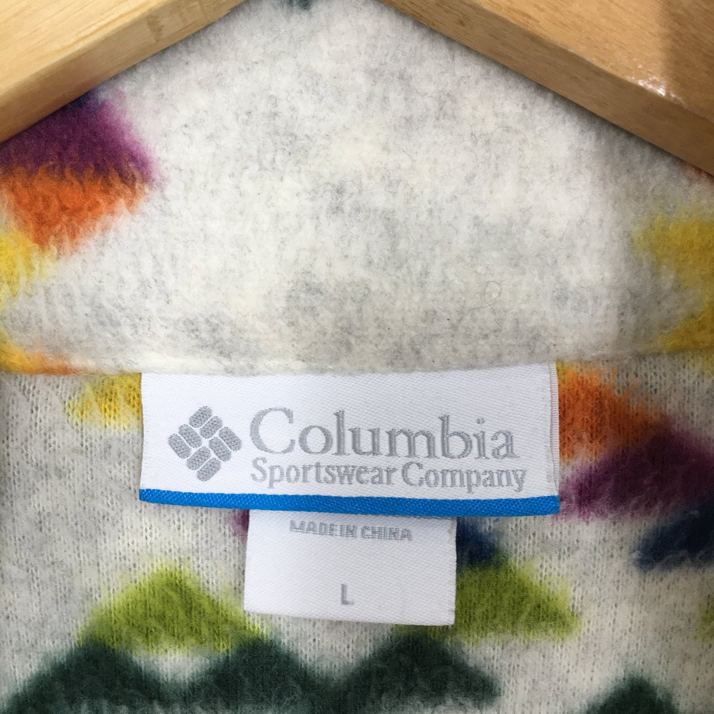 Columbia Aztec Navajo Fleece Sweater Large