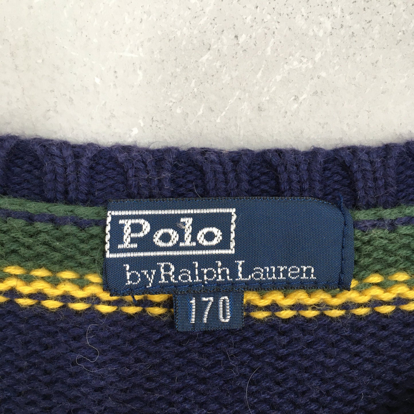 Polo Ralph Lauren Stripes Knit Sweater Medium