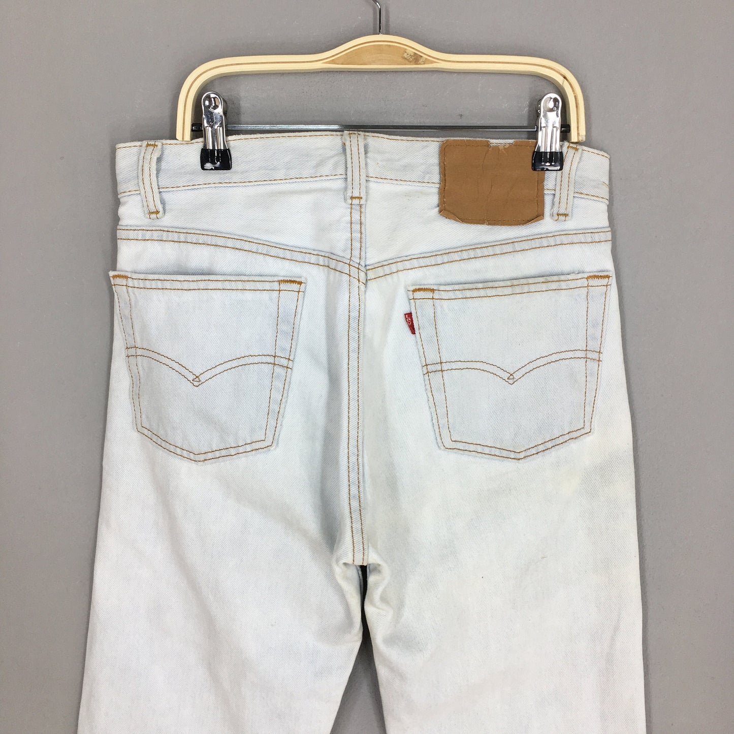 Levi's 501 Faded Pale Blue Jeans Size 28x30